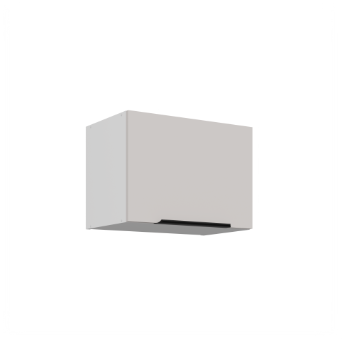 Przejdź do produktu Szafka górna do zabudowy okapu 50 GU-36 1F KASZMIR na białym korpusie