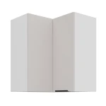 Szafka górna narożna 60 x 60 cm GN-72 2F (90°) KASZMIR na białym korpusie