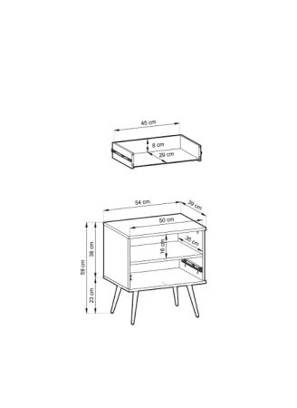 Wymiary stolik nocny S54.png