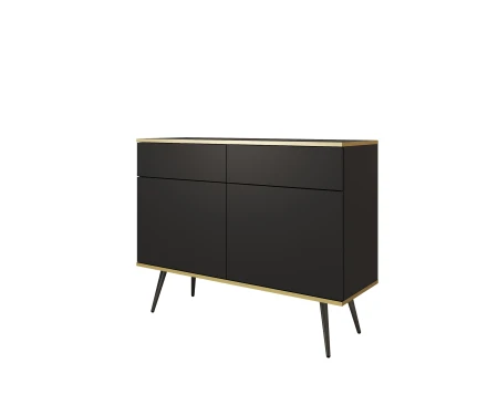 Oro Packshot Komoda mała czarna czarne nogi.jpg