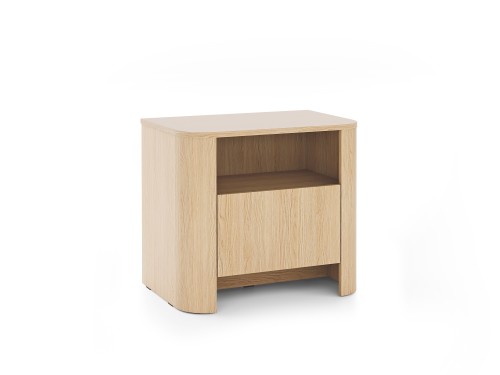 Przejdź do produktu Szafka nocna Fezco 58 cm z szufladą Dąb Vicenza
