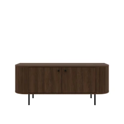 SZAFKA RTV 2D OVELLA - 123 x 50 x 42 cm DĄB DUNIN