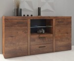 KOMODA 2D 2S SELENA - 156 x 82 x 40 cm DĄB LEFKAS