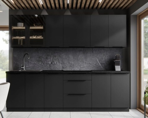 Przejdź do produktu Meble kuchenne, kuchnia modułowa Deco, zestaw 260 cm