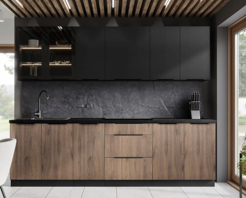 Przejdź do produktu Meble kuchenne, kuchnia modułowa denver / deco, zestaw 260 cm