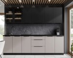 Meble kuchenne, kuchnia modułowa deco / kaszmir, zestaw 260 cm