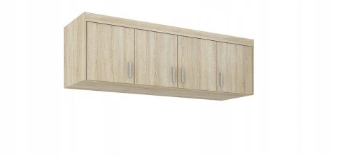 Przejdź do produktu Nadstawka nad szafę CZTERODRZWIOWĄ 176,3 cm KLEO dąb sonoma