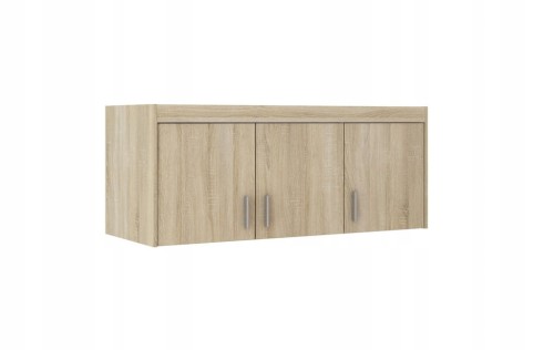 Przejdź do produktu Nadstawka nad szafę TRZYDRZWIOWĄ 133 cm KLEO dąb sonoma
