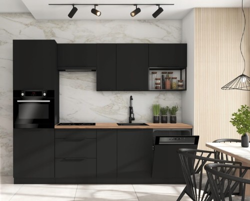 Przejdź do produktu Meble kuchenne, Kuchnia Modułowa DECO, zestaw 260 cm z blatem