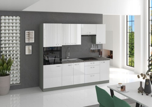 Przejdź do produktu Zestaw kuchenny 240 cm, Meble kuchenne Lena z blatem