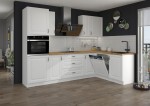 Meble kuchenne modułowe, kuchnia narożna ATENA 285 / 170 cm, z blatem