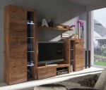 Zestaw mebli do salonu, meblościanka SELENA 270 cm - DĄB LEFKAS