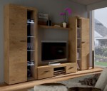 Meble do salonu, pokoju Meblościanka Selena XL -6 kolorów, dąb lefkas