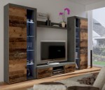 Meble do salonu, pokoju Meblościanka Selena XL -6 kolorów, old style/matera