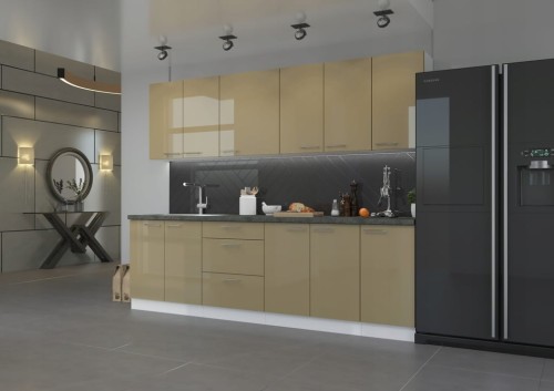 Przejdź do produktu Zestaw mebli kuchennych VENUS - 2,6 M cappuccino