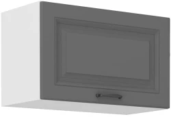 Szafka górna do zabudowy okapu 60 GU-36 1F ATENA Szary front / Biały korpus
