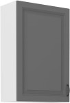 Szafka górna 60 cm ATENA 60 G - 90 1F Szary front / Biały korpus