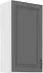 Szafka górna 50 cm ATENA 50 G - 90 1F Szary front / Biały korpus