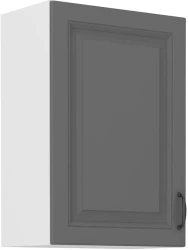 Szafka górna 50 cm ATENA 50 G - 72 1F Szary front / Biały korpus
