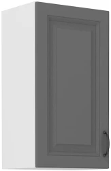 Szafka górna 40cm ATENA 40 G-72 1F Szary front / Biały korpus