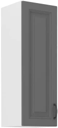Szafka górna 30cm ATENA 30 G-90 1F Szary front / Biały korpus