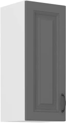 Szafka górna 30cm ATENA 30 G-72 1F Szary front / Biały korpus