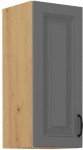 Szafka górna 30cm ATENA 30 G-72 1F Szary mat / Dąb Artisan