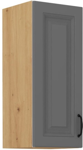 Przejdź do produktu Szafka górna 30cm ATENA 30 G-72 1F Szary mat / Dąb Artisan