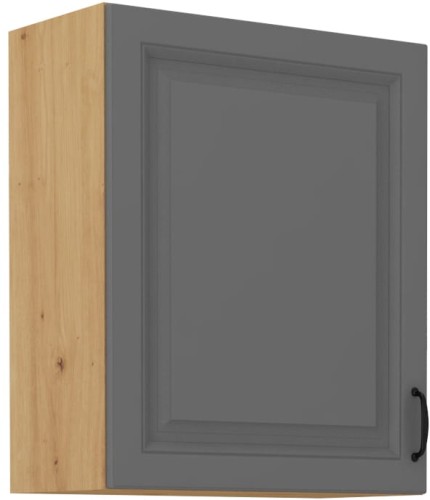 Przejdź do produktu Szafka górna 60 cm ATENA 60 G - 72 1F Szary mat / Dąb Artisan