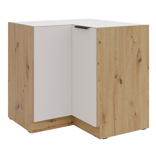 Przejdź do produktu Szafka narożna dolna 90 x 90 cm 2F BB KASZMIR + Dąb Artisan