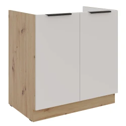 Szafka dolna 80 ZL 2F BB zabudowa pod zlew KASZMIR + Dąb Artisan