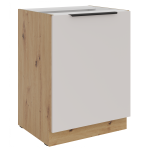 Szafka dolna 60 D 1F BB KASZMIR + Dąb Artisan