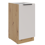 Szafka dolna 40 D 1F BB KASZMIR + Dąb Artisan