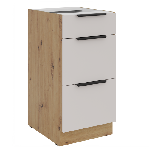 Przejdź do produktu Szafka dolna 40 D 3S BB KASZMIR + Dąb Artisan