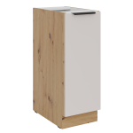 Szafka dolna 30 D CARGO BB wysuwana z koszem KASZMIR + Dąb Artisan