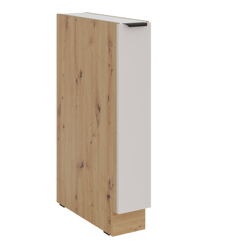 Przejdź do produktu Szafka dolna 15 D CARGO BB wysuwana z koszem KASZMIR + Dąb Artisan