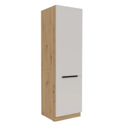 Szafka kuchenna słupek 60 LO-210 2F KASZMIR + Dąb Artisan